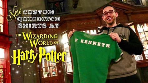 New Custom Harry Potter Quidditch Shirts At Wizarding World Universal