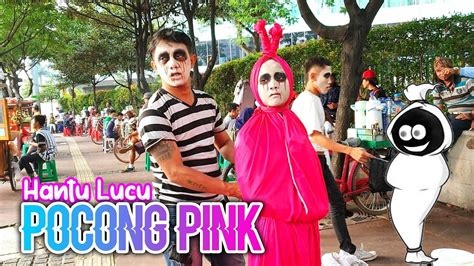 Pocong Lucu Dandan Pakai Baju Pink Video Lucu Youtube
