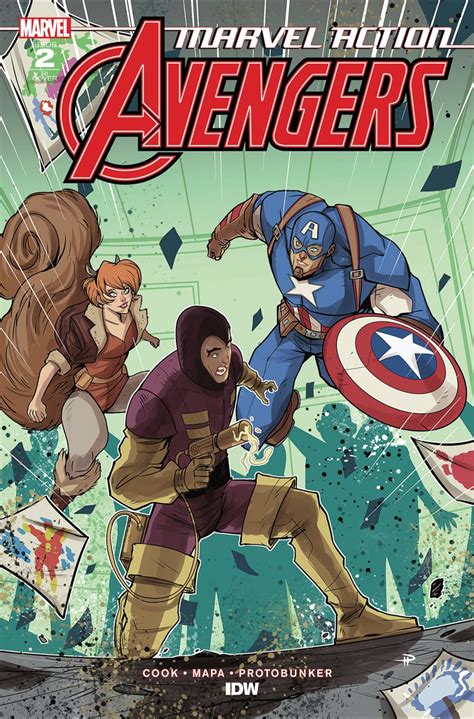 Comiclist Previews Marvel Action Avengers Volume 2 2 Gocollect