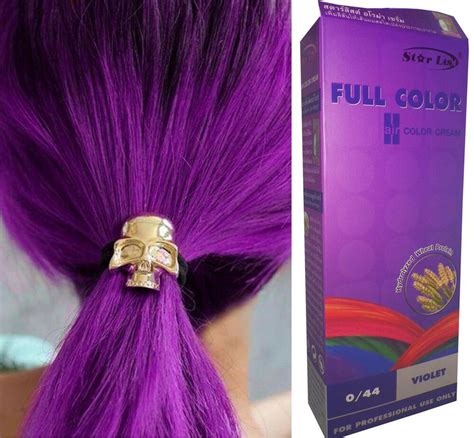 Hair Color Permanent Hair Cream Dye Violet Purple 044