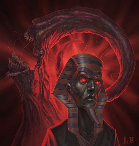 Nyarlathotep By Damir Damsa Omićpersonal Work Depicting Nyarlathotep In Two Of His Many Forms