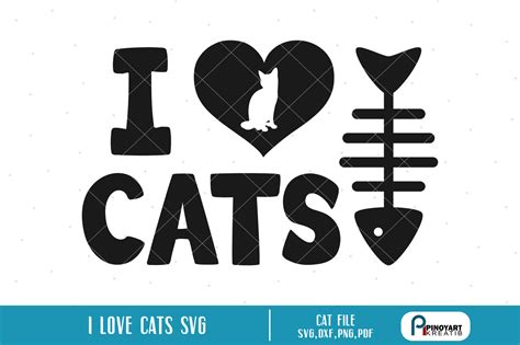 I love Cats svg, Cat svg, Kiten svg, Cat Lover svg, svg files, svg By