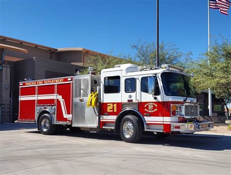 Phoenix Az Fire Dept Engine 21 Fire Dept Fire Trucks Emergency