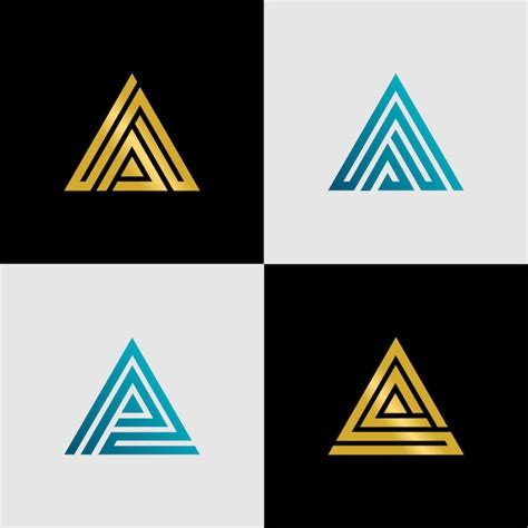 Premium Vector Minimalist Abstract Triangle Logo Design