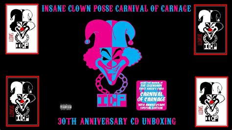 Insane Clown Posse Carnival Of Carnage 30th Anniversary Cd Unboxing