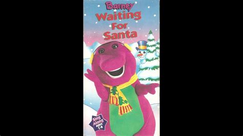 Barney Waiting For Santa 1995 Vhs Youtube
