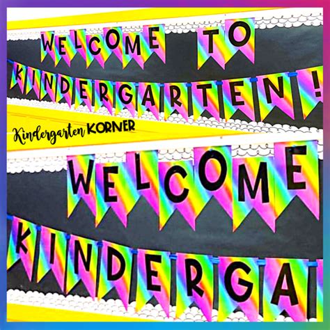 4 Printable Welcome To Kindergarten Banner Options Kindergarten