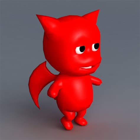 Animated Little Devil 3d model 3ds Max files free download - modeling 40112 on CadNav