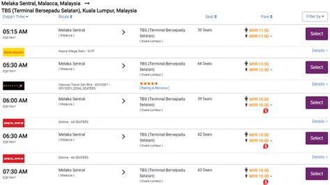 Apps tempah tiket bas secara online. Tiket Bas Melaka Sentral Ke TBS: Harga & Jadual Bas ...