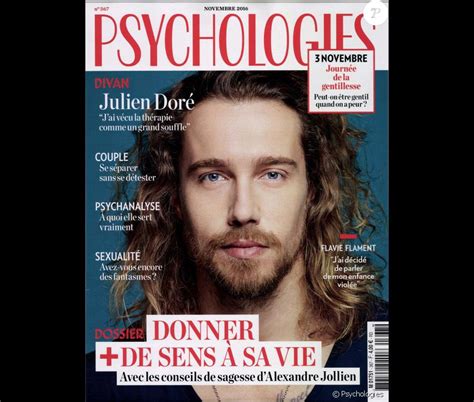Couverture Du Num Ro De Novembre Du Magazine Psychologies Purepeople