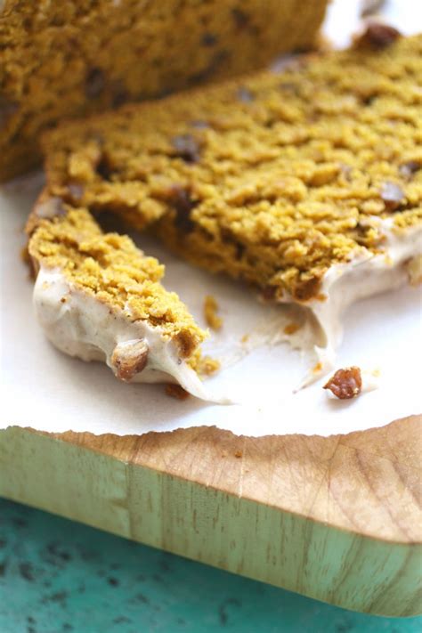 Pecan Pumpkin Bread With Chai Cream Cheese Frosting