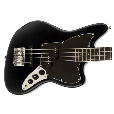 Fender Squier Vintage Modified Jaguar Bass Special SS Black Fast Neu