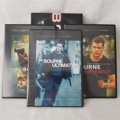Universal Media The Bourne Trilogy Dvd 208 3disc Set Poshmark