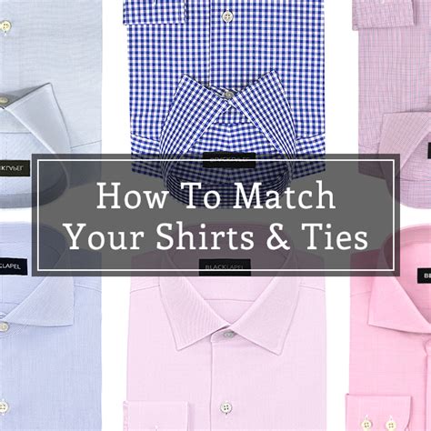 Matching Your Shirt And Tie 3 Easy Combinations Shirt And Tie