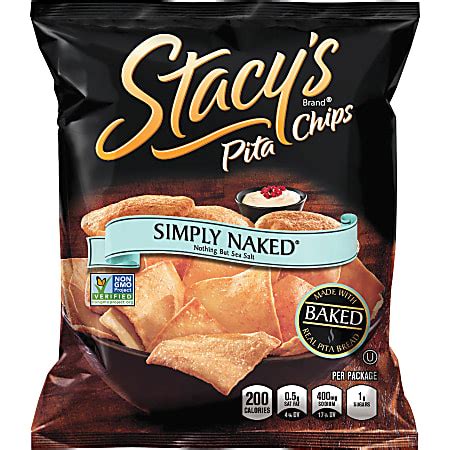 Stacys Pita Chips Naked Oz Pack Of Office Depot