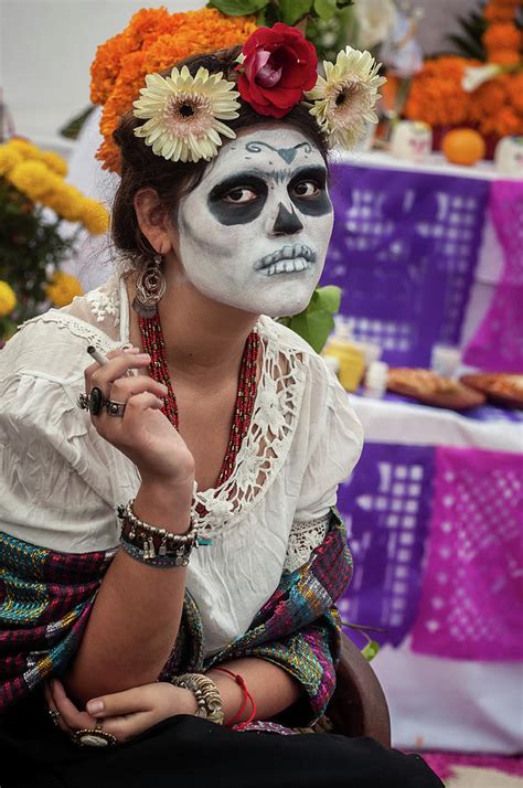 Frida Kahlo Catrina On The Day Of The Dead Photograph By Dane Strom