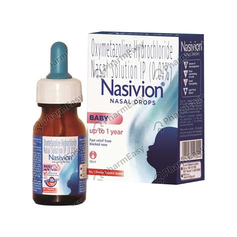 Nasivion 01 Nasal Drop 10 Uses Side Effects Dosage