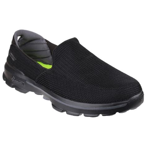 Shop skechers' relaxed, sport, casual and outdoor sandals: Skechers Go Walk 3 Men's Black Sports - Free Returns at ...