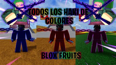 TODOS LOS HAKI DE COLOR Y SU RECOMPENSA FINAL BLOX FRUITS HAKI DE