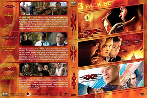 Xxx Triple Feature Dvd Cover 2002 2017 R1 Custom