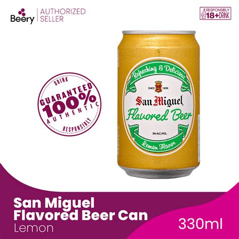 San Miguel Flavored Beer Lemon In Can 330 Ml San Mig Lemon Lazada Ph