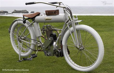 Vintage Classic Motorcycle Single Cylinder Ohv Motorcycle From The