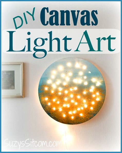 Diy Canvas Light Up Wall Art Give Your Canvas A Nice Glow With This