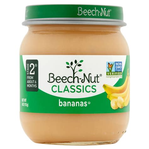 The foods are still very soft, but they are moving towards table foods and. (10 Jars) Beech-Nut Baby Food Jar, Stage 2, Banana, 4 oz ...