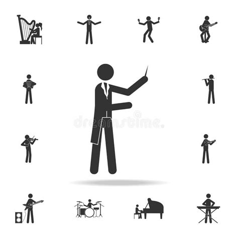 Symphony Conductor Icon Detailed Set Of Music Icons Premium Quality