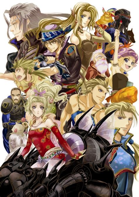 Gorgeous Highly Detailed Final Fantasy 6 Fan Art Of All The Main