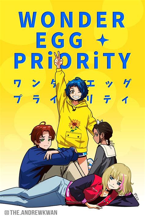 Wonder Egg Priority In 2021 Manga Covers Anime Magazine Covers