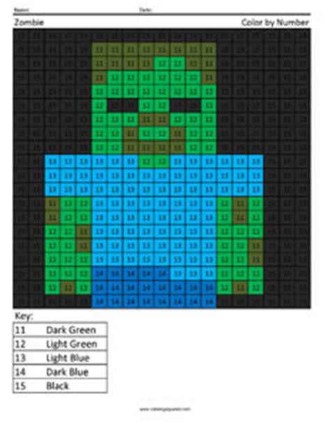 minecraft coloring squared