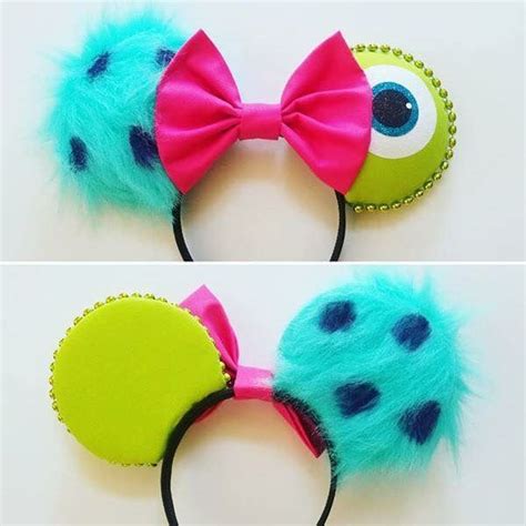 Mike And Sully Ears Diy Mickey Ears Mike And Sully Disney Ears