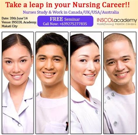 Since 2003 Inscol Academy Has Helped More Than 5500 Nurses To Become Global Nurses For More
