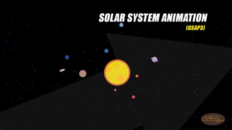 How To Create Solar System Animation With Html Css Gsap3 Web