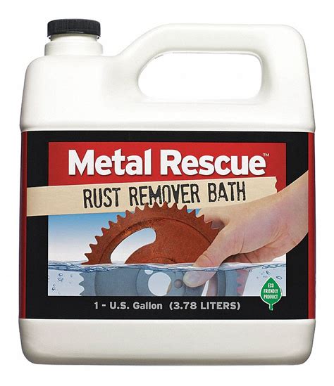Metal Rescue Rust Remover 1 Gal Trigger Spray Bottle Unscented