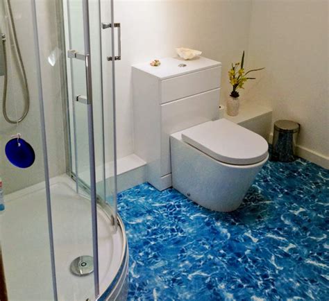 Water Effect Flooring Shown In Steves Shower Room Harvey Maria Blog