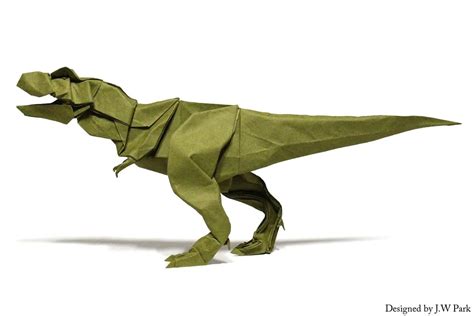 Tyrannosaurus Rex Origami Dinosaur Step By Step Jadwal Bus
