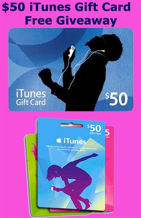 5 dollar itunes gift card. 50 dollar iTunes gift card code free giveaway in 2020 | Itunes gift cards, Mastercard gift card ...