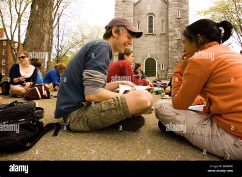Bowdoin College Life Stock Photo - Alamy