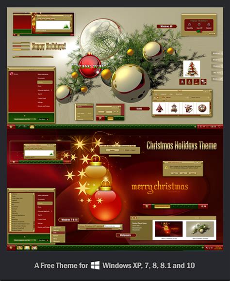 Christmas Theme For Windows 7 Wallpaper Download Free