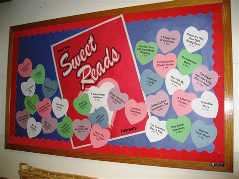 Library Displays Valentines Sweet Reads