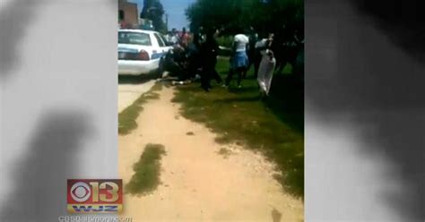 Woman Holding Baby Claims She Was Tased By Police Officers Refute Story CBS Baltimore