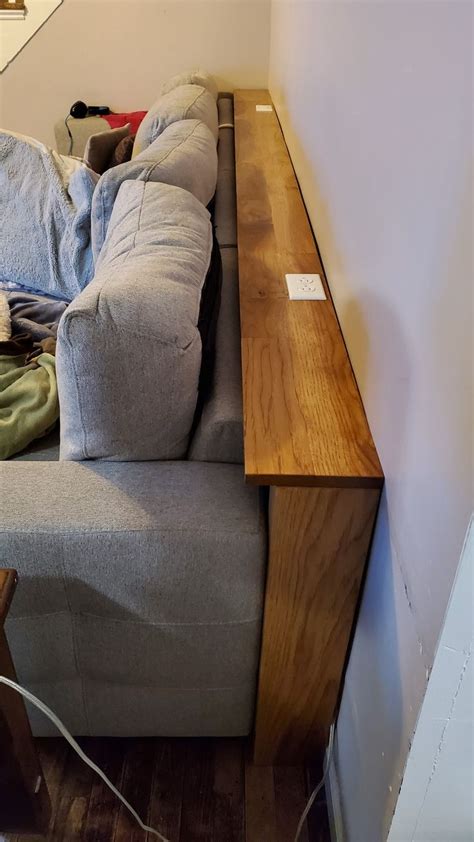 Diy Furniture Behind The Couch Shelf