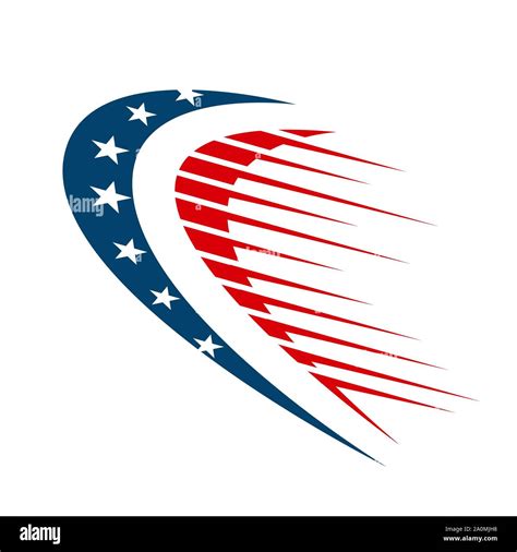 Usa America American Logo Stock Vector Images Alamy