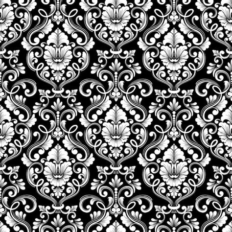 Free Vector Vector Damask Seamless Pattern Background Classical