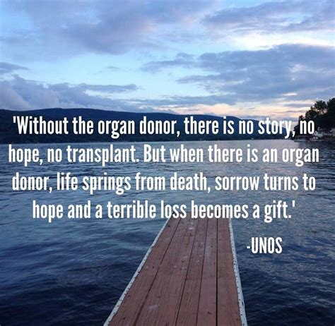 Quotes About Organ Donation Quotesgram