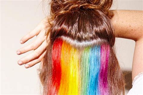 This Trick For Office Friendly Rainbow Hair Is About To
