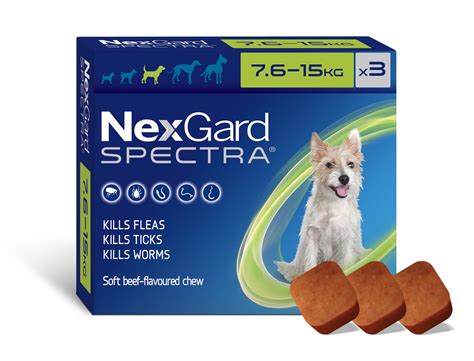 Nexgard Spectra 76 15kg 3 Pack Buy Online From Vet Post Nz Fast
