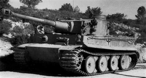 1943 Tunisie Panzer Pz Kpfw VI Tiger 141 Du S Pz Abt 501 German